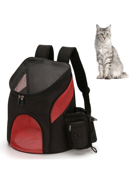 Taşınabilir Katlanabilir Evcil Kedi ve Köpek Taşıma Sırt Çantası, Boyut: S (Siyah Kırmızı) (Yurt Dışından) modelleri