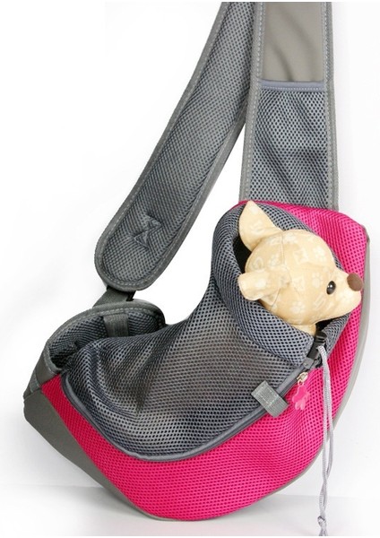 Köpek ve Kedi Sling Taşıyıcı Eller Ücretsiz Tersinir Pet Papoose Bag, Boyut ﾣﾺ Büyük (Macenta) (Yurt Dışından) fiyatları