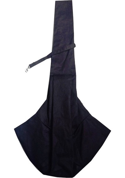 Pet Taşıma Sırplı Omuz Kayışı Ayarlanabilir Evcil Hayvan Çantası (Siyah) (Yurt Dışından)