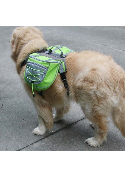 Sırt Çantasından Köpekler Için Kendinden Taşınabilir Sırt Çantası Nefes Alabilen Örgü Çantası, Spesifikasyon: M (Yeşil) (Yurt Dışından) modelleri