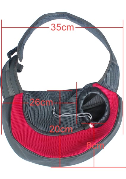 Köpek ve Kedi Sling Taşıyıcı Eller Ücretsiz Tersinir Pet Papoose Torbası, Boyut ﾣﾺ Küçük (Sarı) (Yurt Dışından)