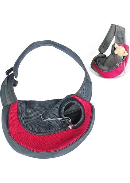 Köpek ve Kedi Sling Taşıyıcı Eller Ücretsiz Tersinir Pet Papoose Torbası, Boyut ﾣﾺ Büyük (Kırmızı) (Yurt Dışından) fiyatları
