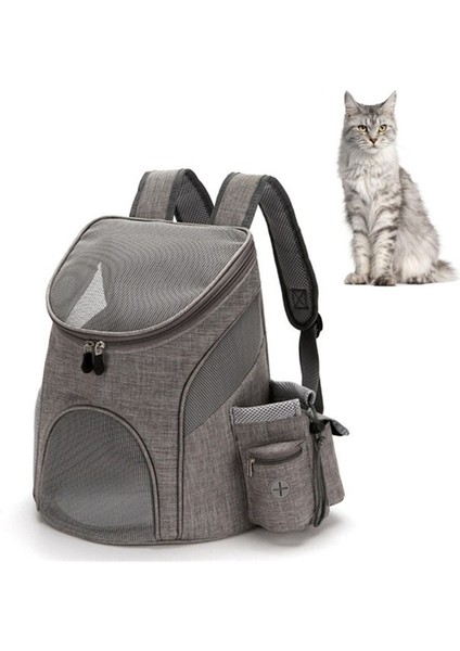 Taşınabilir Katlanabilir Evcil Kedi ve Köpek Taşıma Sırt Çantası, Boyut: S (Gri) (Yurt Dışından) modelleri