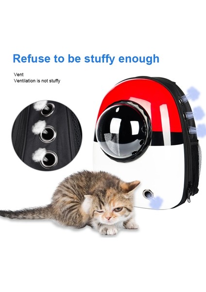 Uzay Kapsülü Evcil Hayvan Torbası Kedi Çıkış Çantası (Gümüş) (Yurt Dışından) modelleri