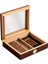 Cedar Ahşap Puro Seyahat Nemlendirici Higrometre Puro Humidor Sigaren Kutusu ile Taşınabilir Puro Kılıfı Taşınabilir Puro Kılıf | Puro Aksesuarları 1