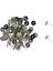 100 Adet 8mm Boş Pad Saplama Küpe Mesaj Peg Pin Dıy Yapma Bulguları-Beyaz 5