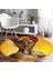 Real Homes Realhomes Afrikalı Kadın Çizimi Dijital Baskılı Turuncu Outdoor Yıkanabilir Kaymaz Tabanlı Yuvarlak Halı 2