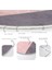 Real Homes Renkli Geometrik Desenli Mermer Motifli Dijital Baskılı Modern Pembe Banyo Yıkanabilir Kaymaz Tabanlı Yuvarlak Halı 5
