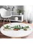 Real Homes Realhomes Beatiful Cactus Dijital Baskılı Yeşil Outdoor Yıkanabilir Kaymaz Tabanlı Yuvarlak Kadife Halı 4