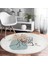 Real Homes Antik Yunan Tanrısı Realhomes Özel Tasarım Modern Renkli Mutfak Yıkanabilir Kaymaz Tabanlı Yuvarlak Halı 4