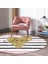Real Homes Love Yaldızlı Kalp Desenli Dijital Baskılı Modern Pembe Yatak Odası Yıkanabilir Kaymaz Tabanlı Yuvarlak Halı 2