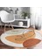 Real Homes Realhomes Bohemian Özel Tasarım Renkli Salon ve Oturma Odası Yıkanabilir Kaymaz Tabanlı Yuvarlak Halı 3