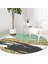 Real Homes Gold Detaylı Modern Motifler Dijital Baskılı Salon ve Oturma Odası Yıkanabilir Kaymaz Tabanlı Yuvarlak Halı 1