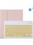 Mavitooth Sarı Klavye Mikrofiber Deri Koruyucu Kılıf (Pembe) (Yurt Dışından) 1