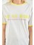 Beyaz Yaka Ve Kol Ucu Sarı Şerit Detaylı T-Shirt 5
