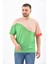 Yeşil Bloklu Owersize T-Shirt 5