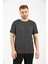 Siyah Bisiklet Yaka Kısa Kollu T-Shirt 1