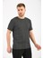 Siyah Bisiklet Yaka Kısa Kollu T-Shirt 2