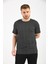 Siyah Bisiklet Yaka Kısa Kollu T-Shirt 3