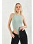 Su Yeşili Halter Yaka Çıtçıtlı Body 4