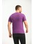 Mor Baskı Detaylı Regular Fit Tshirt 2