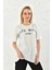 Beyaz Create Moment Baskılı T-Shirt 5