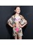 Paredora Gold Fırça Desenli Anne Kız Kimono Pareo 3