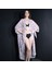 Paredora Lila Çiçek Desenli Krem Kimono Pareo 1
