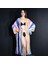 Paredora Gökkuşağı Fırça Desenli Kimono Pareo 1