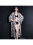 Paredora Sütlü Kahve Zero Desenli Kimono Pareo 1