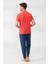 Premium Desenli Pijama Takım 4