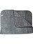 (6 Adet) 2316 Mikrofiber Peluş Oto Kurulama ve Temizlik Bezi Büyük Boy 60X90 Cm. Gri 1