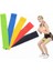 5 Li Farklı Dirençte Aerobik Bandı Pilates Squat Çalışma Lastiği 3