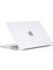 Apple 14" Macbook Pro M1 A2442 Beyaz Carbon Fiber Dizayn Kılıf Koruyucu Kapak+Çevirici 2