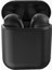 INPODS12 Makaron Bluetooth Kulaklık Mat Renkler Dokunmatik Siyah 1