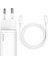 Super Si 1c 20W Hızlı Şarj Adaptörü + Type-C To Lightning Apple iPhone Uyumlu 1m Şarj Kablosu 1