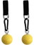 2 Adet 7.2 cm. Topları Çekin Topları El Sapps Parmak Kuvvetleri Eğitmen Cannonball Kavrama Kol Kas Barbells Spor Salonu El Kavrama Topu Egzersiz Fitnes (Sarı) (Yurt Dışından) 1