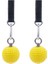 7.2 cm. Topları Çekin Topları Topları Parmak Eğitmen El Kavrama Gücü Eğitim Kol Kasları Barbells Spor Egzersiz (Sarı) (Yurt Dışından) 1