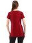 Kadın %100 Pamuk T-Shirt Fragum Bordo 4