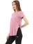 Kadın %100 Pamuk T-Shirt Fragum Pembe 2