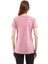 Kadın %100 Pamuk T-Shirt Fragum Pembe 4