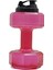 2.2 L Dumbbell Şekilli Su Şişesi, Büyük Kapasiteli Çevirme Üst Kaçak Geçirmez Kapak (Pembe) (Yurt Dışından) 1