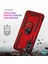 Samsung Galaxy S22 Plus Kılıf Military Ring Holder Kırmızı 5