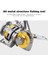 Tam Metal Mini Iplik Makarası 5.0: 1 Dişli Oranı 3 + 1bb Cnc Alüminyum Alaşım Hattı Biriktirme Fincan Rocker Kol Ultralight Spin Balıkçılık Reel | Balıkçılık Makaraları (Altın) (Yurt Dışından) 3