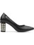 ® | PC-51201 - 3478 Siyah - Kadın Topuklu Ayakkabı 1