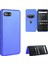 Blackberry Key2 Deri Kılıf Mavi 2