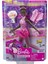 Barbie® Buz Pateni Sporcusu Bebek (30 cm), pembe elbiseli, ceket, gül buketi ve ödül, 3 yaş ve üzeri HCN31 6