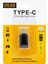 Otg Type-C To USB Çevirici Otg Type-C To USB Siyah Metal Kutulu Hadron HN4457K 4