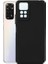 Xiaomi Redmi Note 11 Global Kılıf Mat Kamera Korumalı Premier Mat Silikon Siyah 1