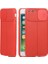 Casestreet Apple iPhone 7 Plus Kılıf Kamera Sürgülü Deri Dokulu Mat Silikon Kırmızı 1
